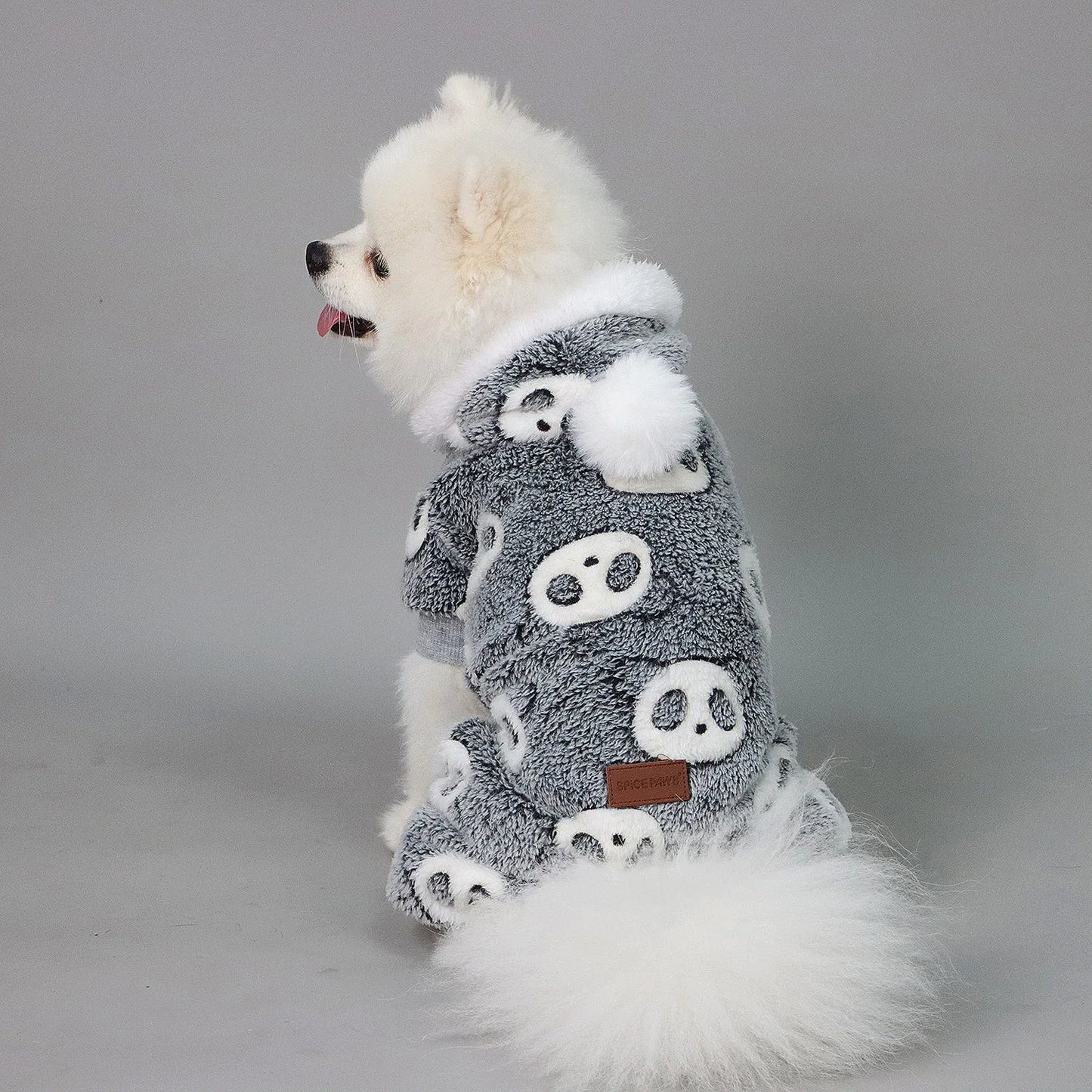 Plush Panda  Pajamas for Small Dogs