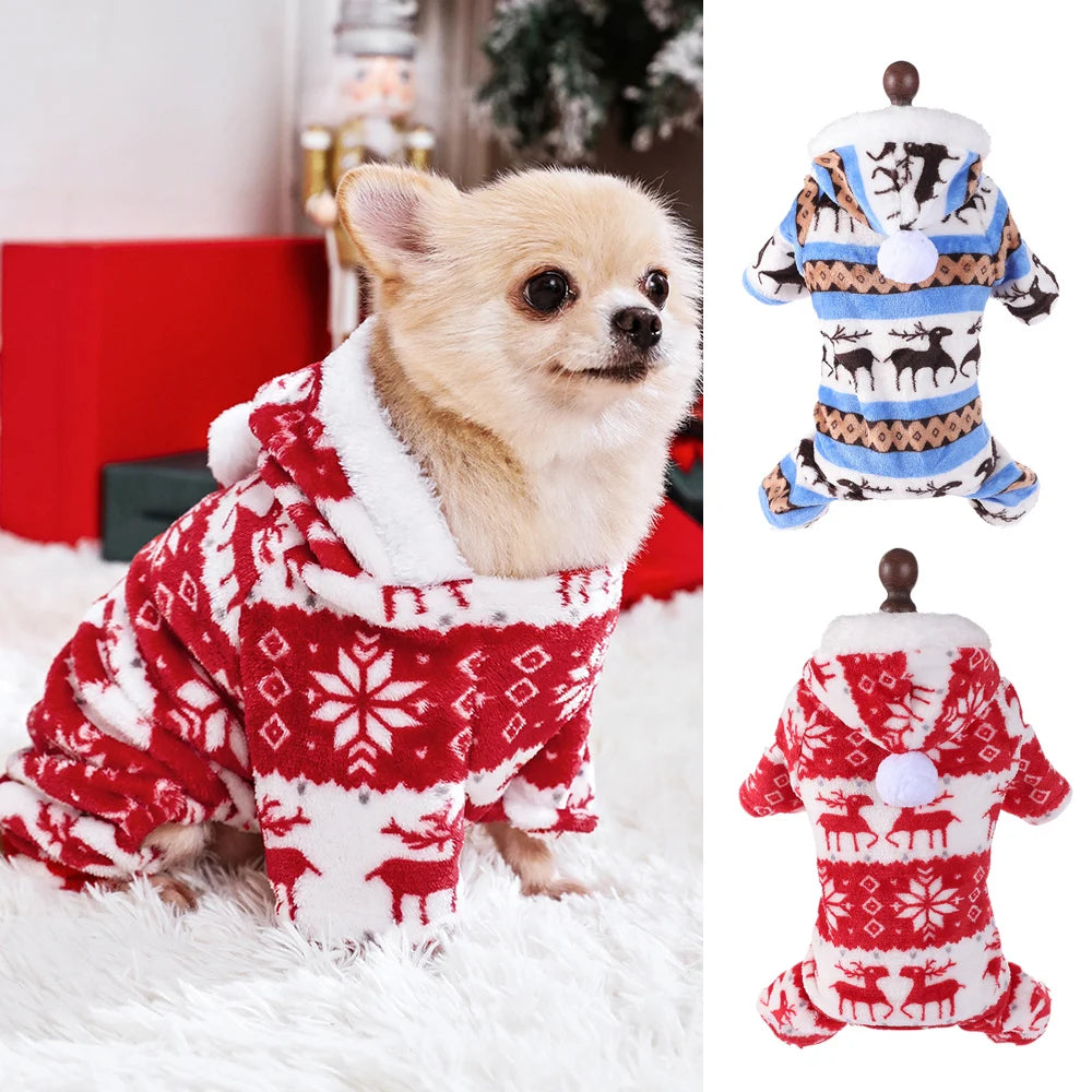 Christmas Pajamas for Small and Medium Dogs