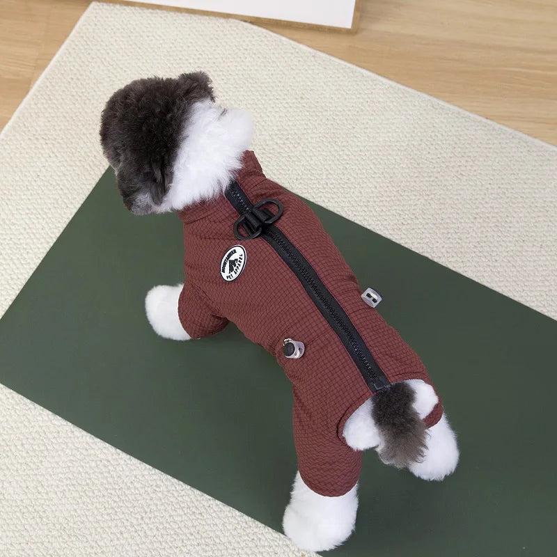 Four Legged Waterproof Jacket for Small Dogs