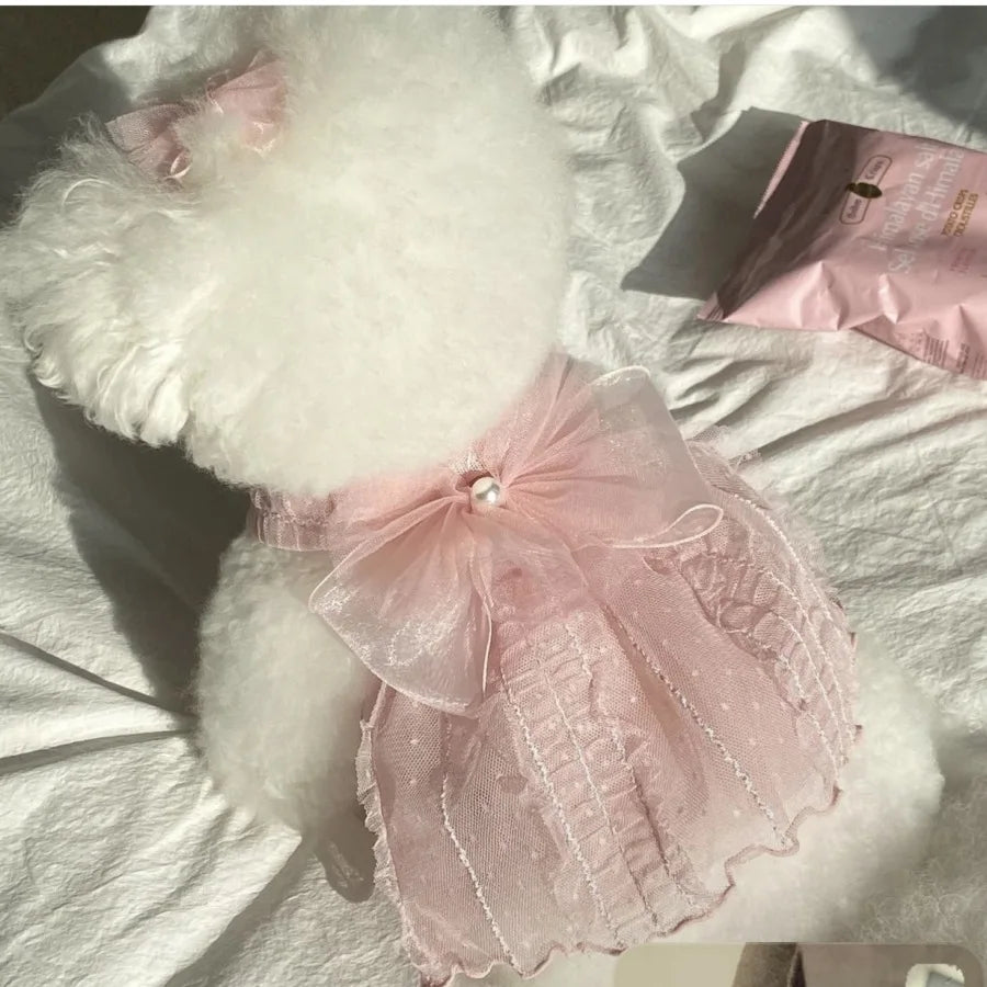 Dog Princess Dress Shirt | Holiday Gear Collection | Girl Dog Summer Outfit