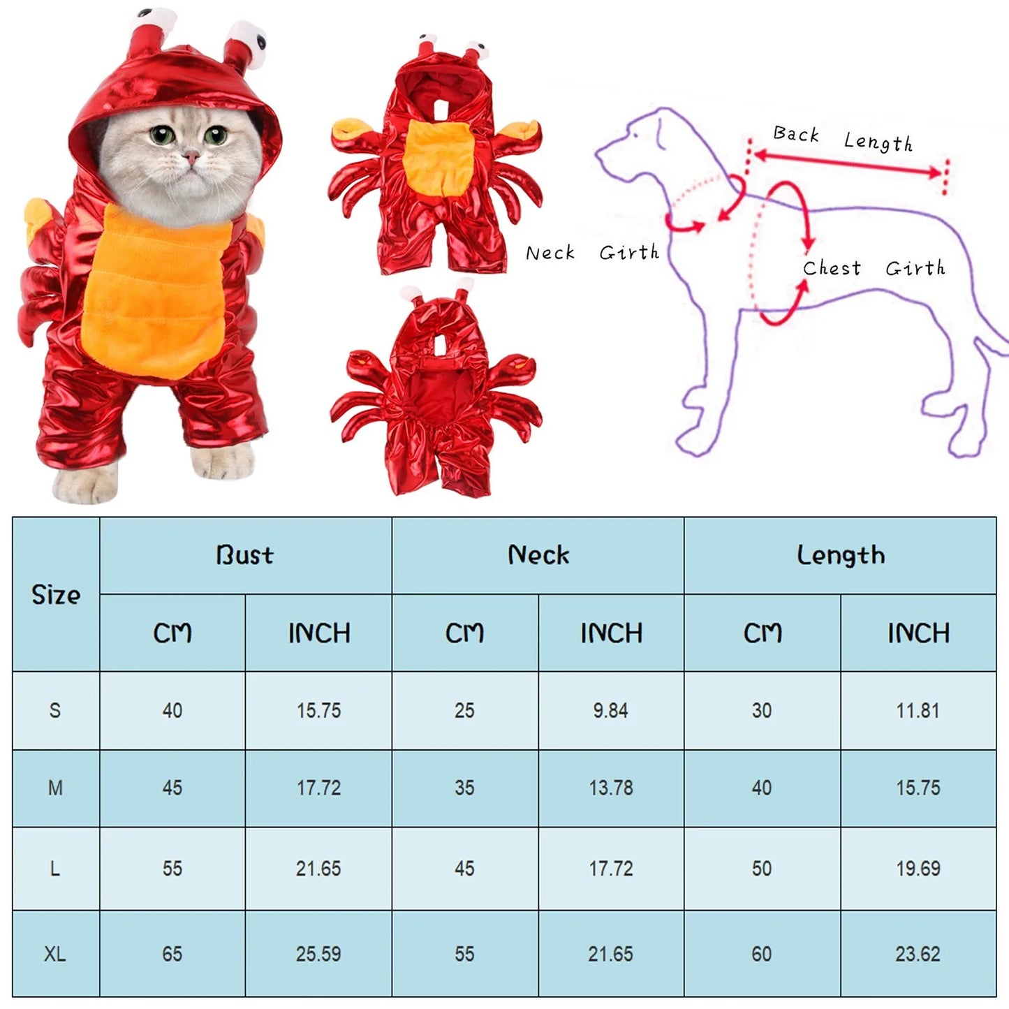 Dog Crab Cosplay Costume | Holiday Gear Collection | Halloween Hoodie