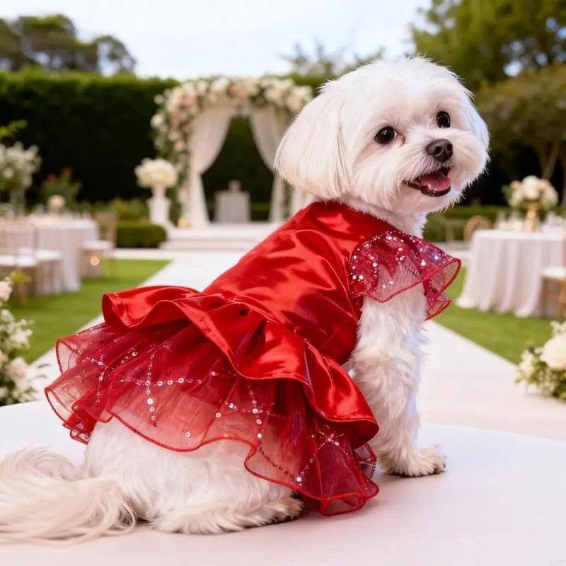 Dog Wedding Dress | Holiday Gear Collection | Formal Occasion Gown