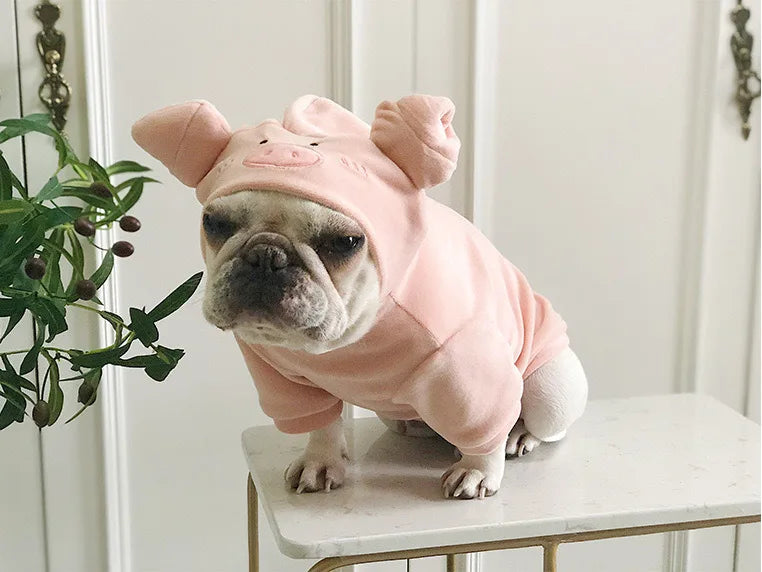 Cow and Pig Outfit for small and Medium dogs cutie Pajamas