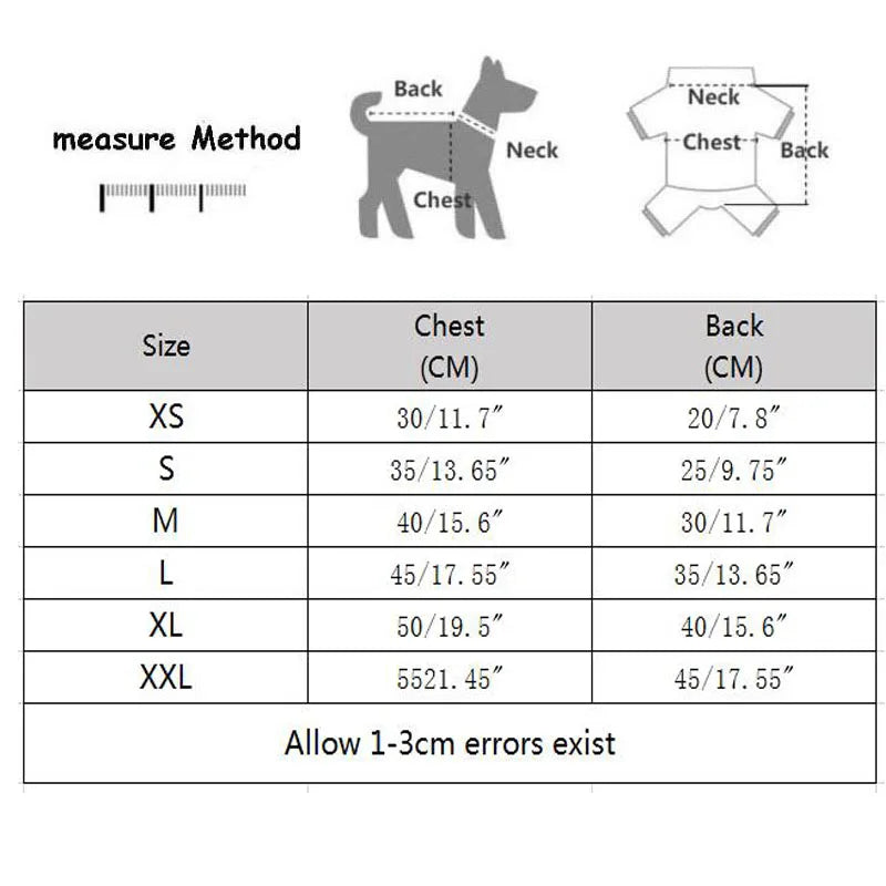 Winter Fleece Jumpsuit For Small Medium Dogs