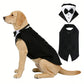Dog Tuxedo Collar & Bandana Set | Holiday Gear Collection | Wedding Formal Outfit