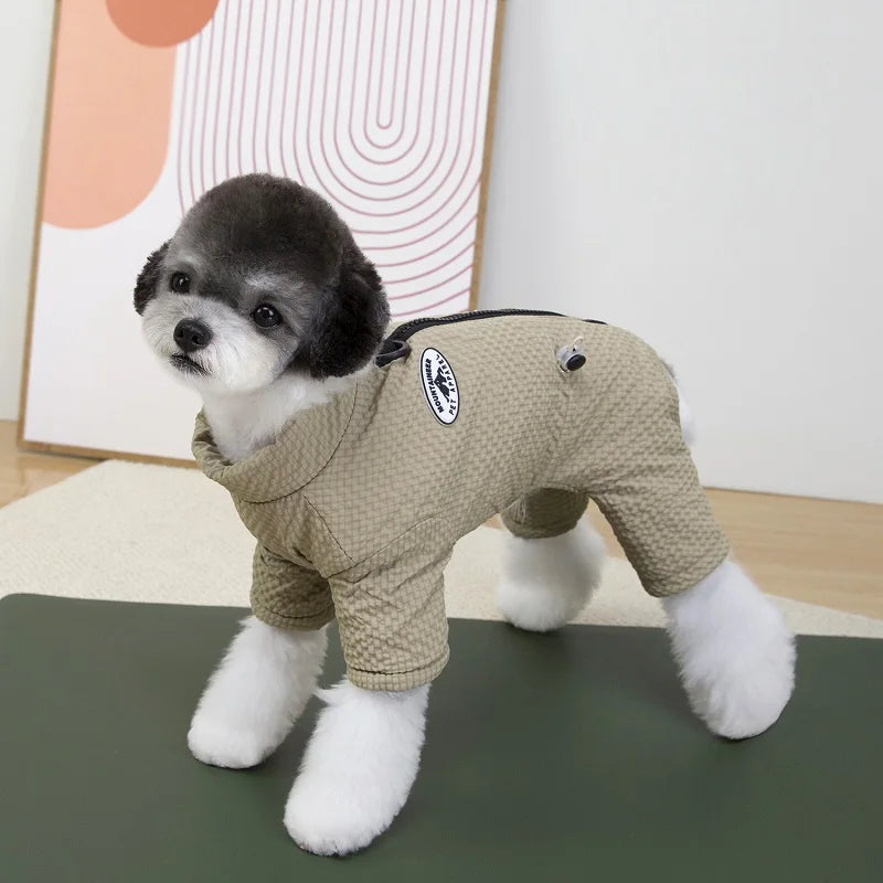 Four Legged Waterproof Jacket for Small Dogs