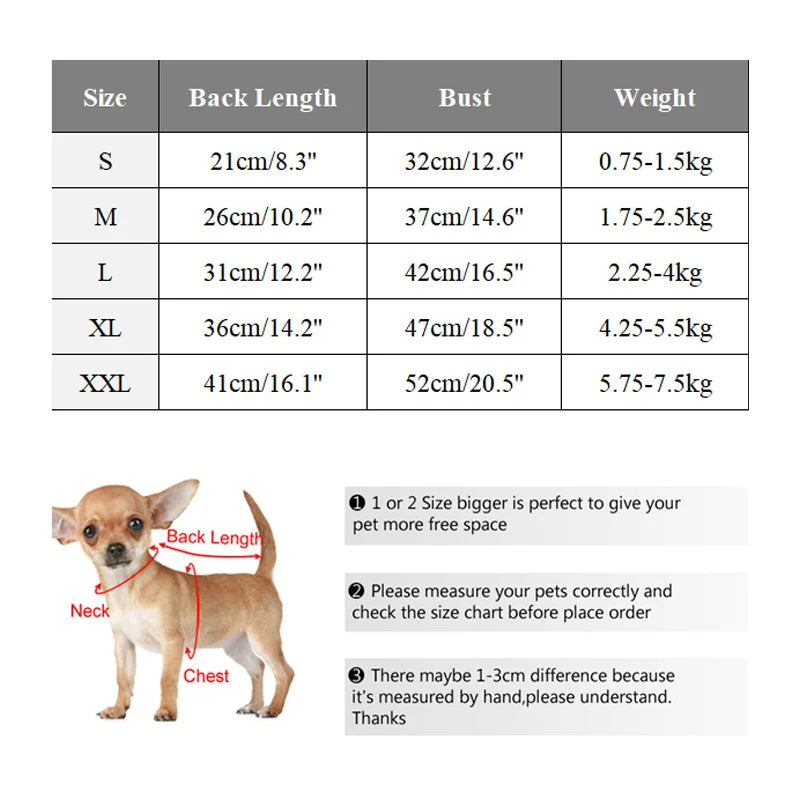 Rainbow on the way Winter Warm Dog Jumpsuit Waterproof for small dogs