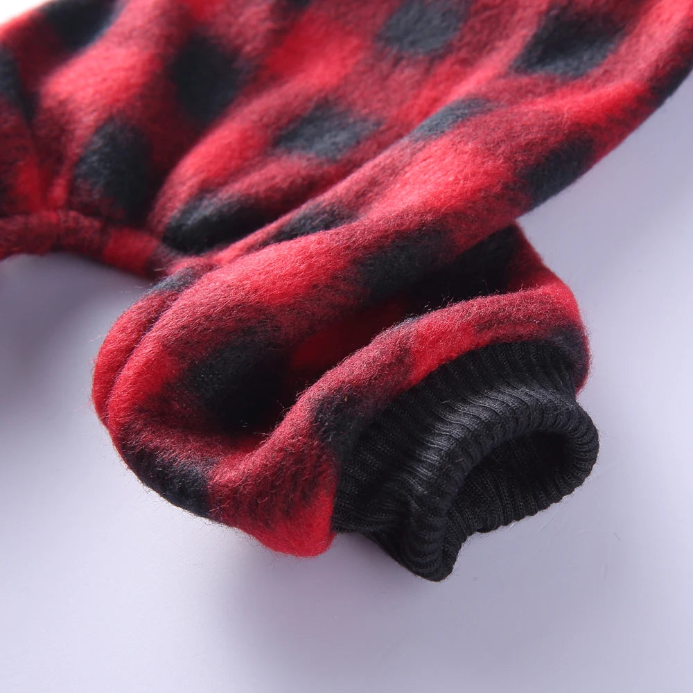 Fleece Winter Pajamas for Small Dogs