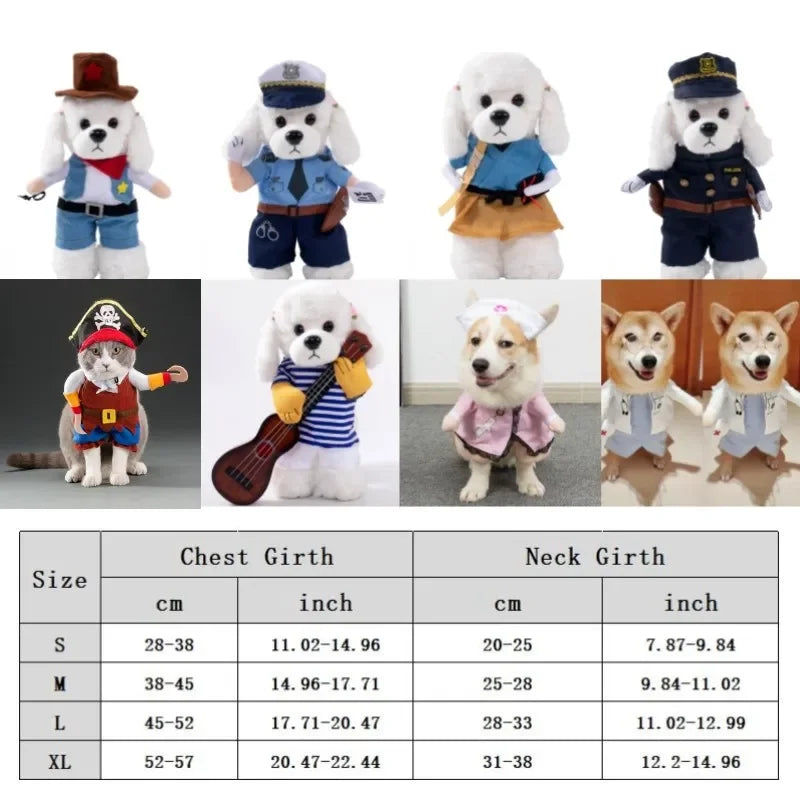 Dog Halloween Cosplay Party Dress | Holiday Gear Collection | Festival Outfit