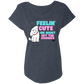 Feeling Cute Zoomies Ladies' Triblend Dolman Sleeve