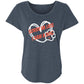 Sorry im late  Ladies' Triblend Dolman Sleeve