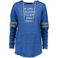im only talking to my dog  Ladies Hooded Low Key Pullover