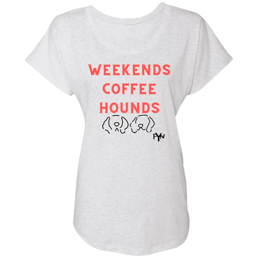 Weekend hounds Ladies' Triblend Dolman Sleeve