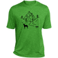 My Happy Place Mens Heather Performance Tee