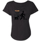 Team poop and scoop  Ladies' Triblend Dolman Sleeve