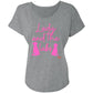 lady and the labs Ladies' Triblend Dolman Sleeve