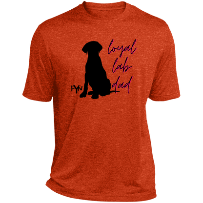 lab dad  Heather Performance Tee