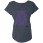 my kind of people  Ladies' Triblend Dolman Sleeve