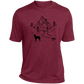 My Happy Place Mens Heather Performance Tee