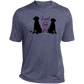 Loyal Lab dad 2  Heather Performance Tee
