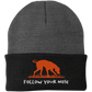 FYN  Embroidered Knit Cap