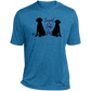 Loyal Lab dad 2  Heather Performance Tee