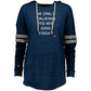 im only talking to my dog  Ladies Hooded Low Key Pullover