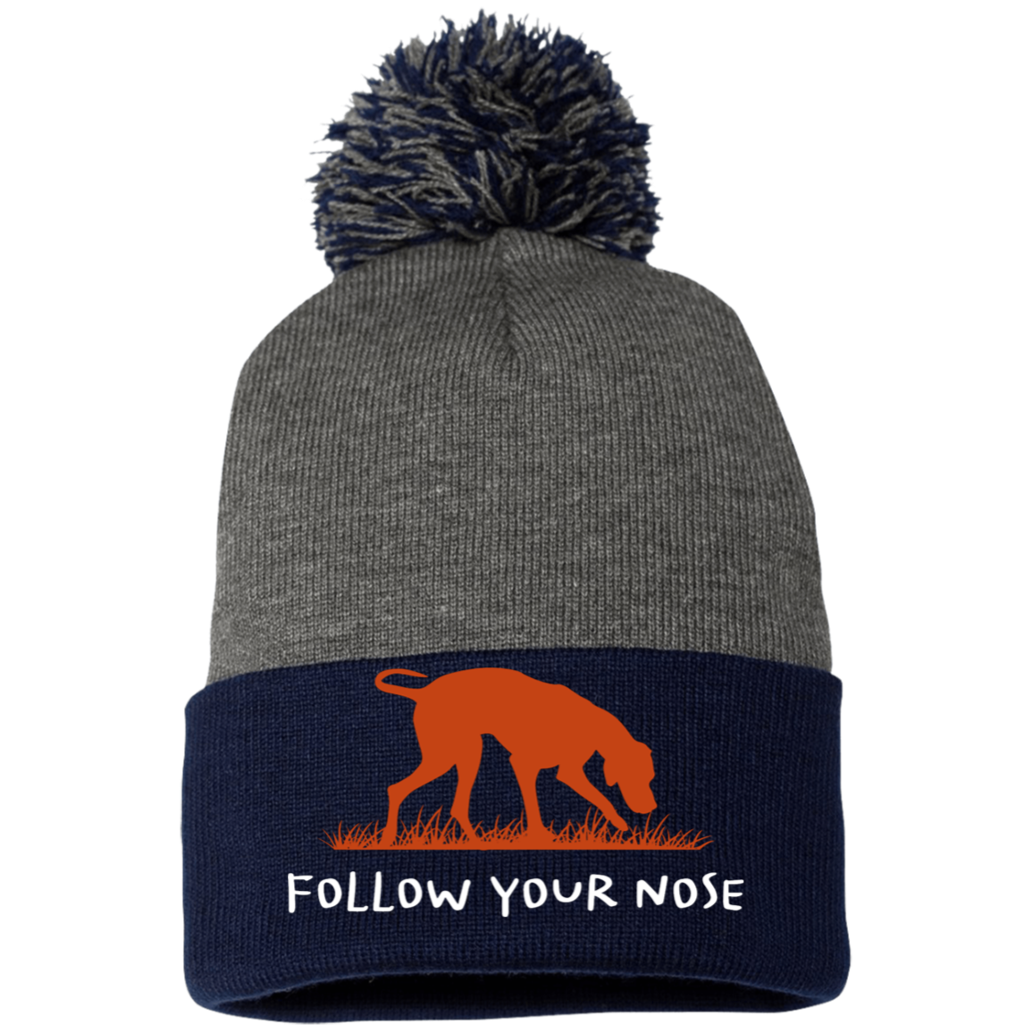 FYN Embroidered Pom Pom Knit Cap – Follow Your Nose YYC