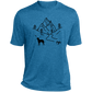 My Happy Place Mens Heather Performance Tee