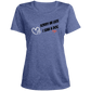 Sorry Im late Ladies' Heather Scoop Neck Performance Tee
