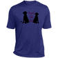 Loyal Lab dad 2  Heather Performance Tee