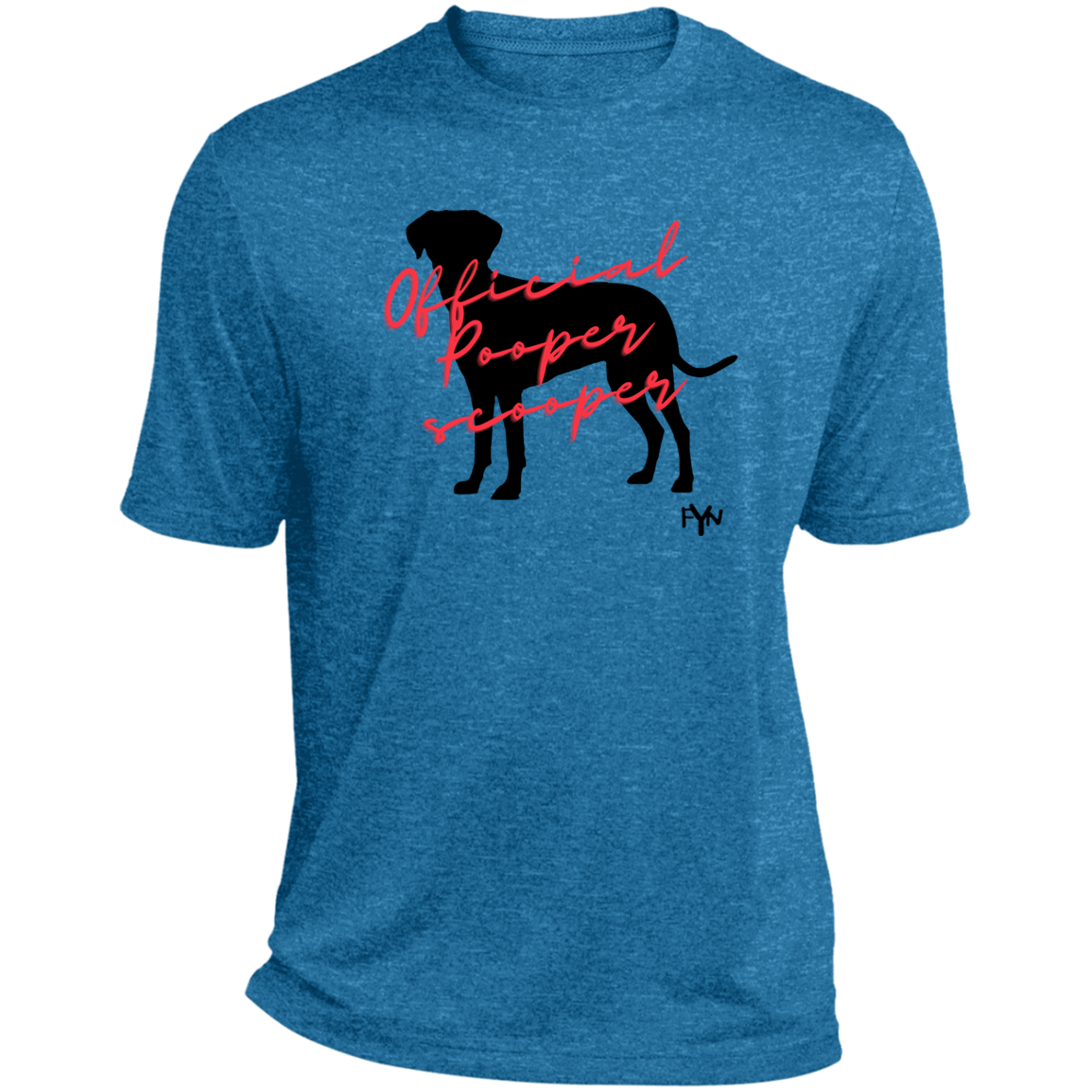 Pooper Scooper Mens Heather Performance Tee