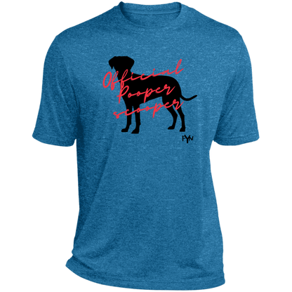 Pooper Scooper Mens Heather Performance Tee