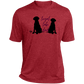 Loyal Lab dad 2  Heather Performance Tee