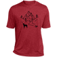 My Happy Place Mens Heather Performance Tee