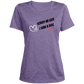 Sorry Im late Ladies' Heather Scoop Neck Performance Tee