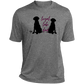 Loyal Lab dad 2  Heather Performance Tee
