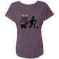 Team poop and scoop  Ladies' Triblend Dolman Sleeve