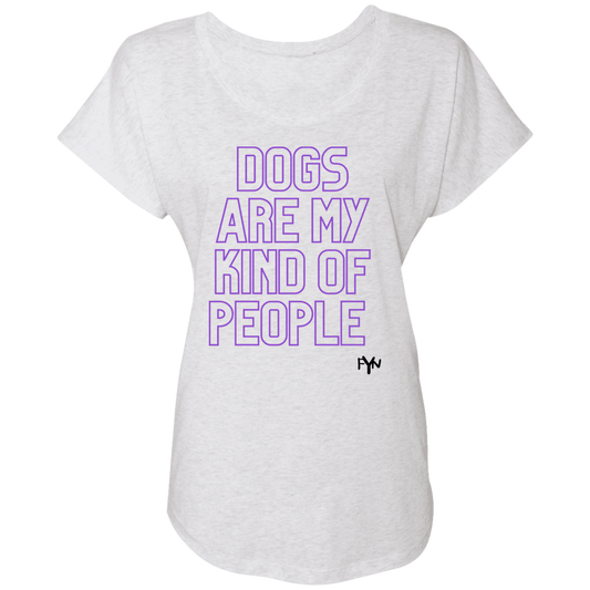 my kind of people  Ladies' Triblend Dolman Sleeve
