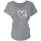 Dog Mom  Ladies' Triblend Dolman Sleeve