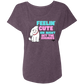 Feeling Cute Zoomies Ladies' Triblend Dolman Sleeve