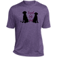 Loyal Lab dad 2  Heather Performance Tee