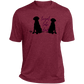 Loyal Lab dad 2  Heather Performance Tee