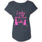lady and the labs Ladies' Triblend Dolman Sleeve