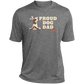 Proud Dog Dad Mens  Heather Performance Tee