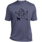 My Happy Place Mens Heather Performance Tee