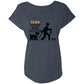 Team poop and scoop  Ladies' Triblend Dolman Sleeve
