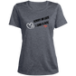 Sorry Im late Ladies' Heather Scoop Neck Performance Tee