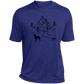 My Happy Place Mens Heather Performance Tee