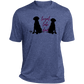 Loyal Lab dad 2  Heather Performance Tee